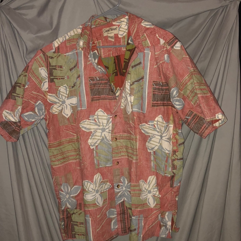 Men’s hawiian button down shirt